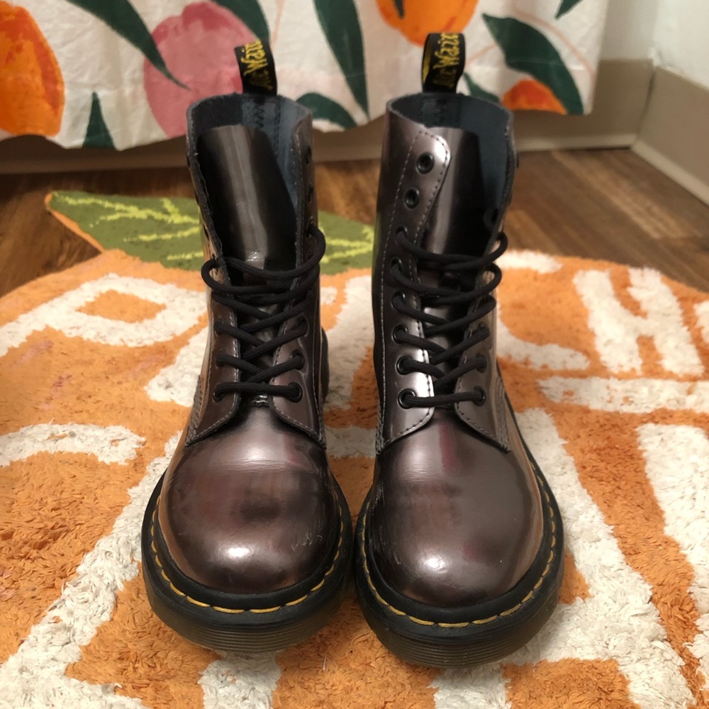 Metallic Doc Marten